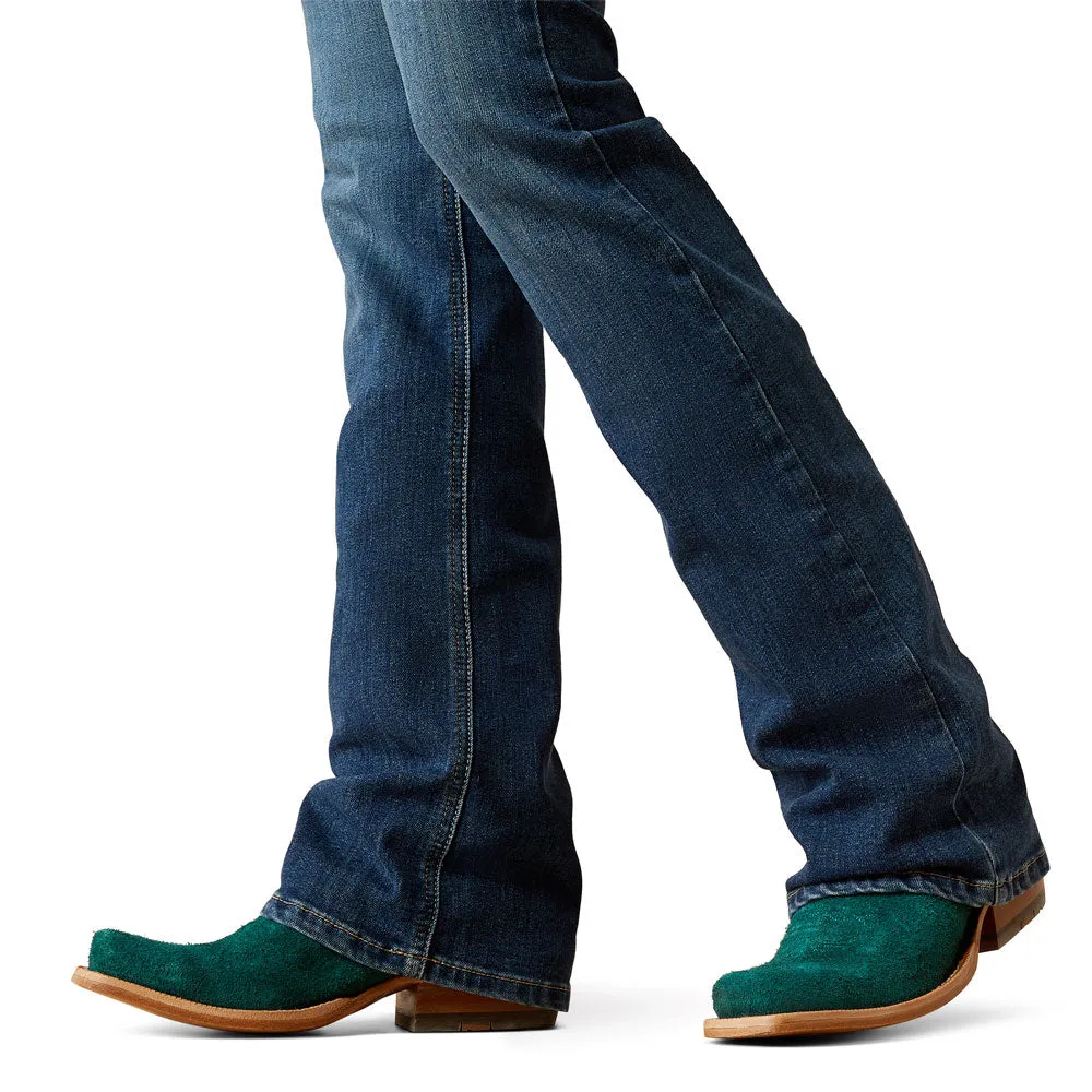 10053530 Ariat Women's Jessica High Rise Bootcut Jean - Athena