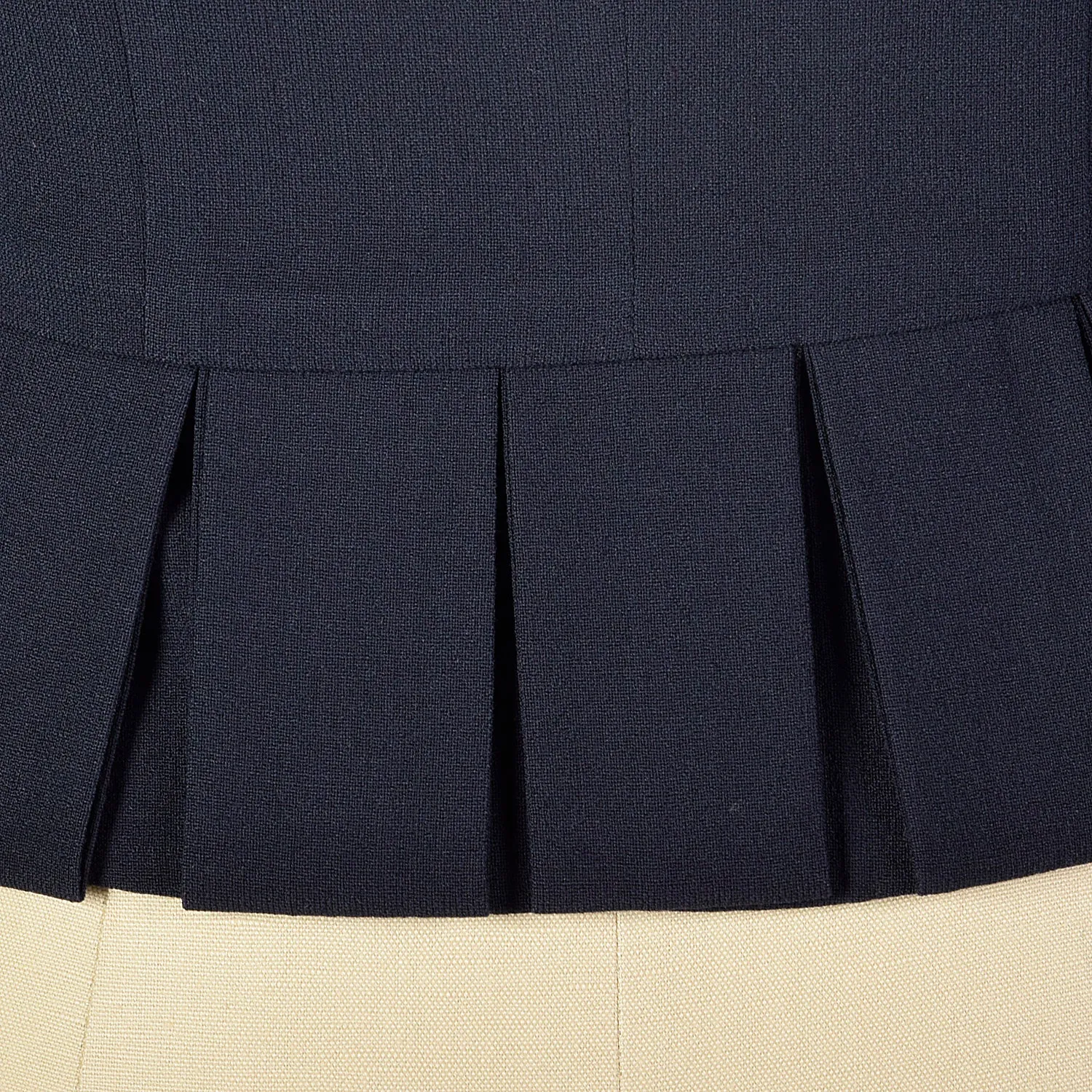 1950s Navy Blue Cropped Jacket