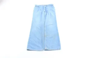 70's Levi's Embroidered Light Wash Denim Jeans