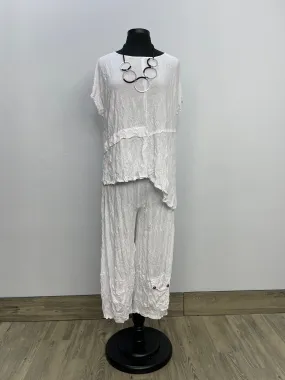 Addie Asymmetrical Tunic - White