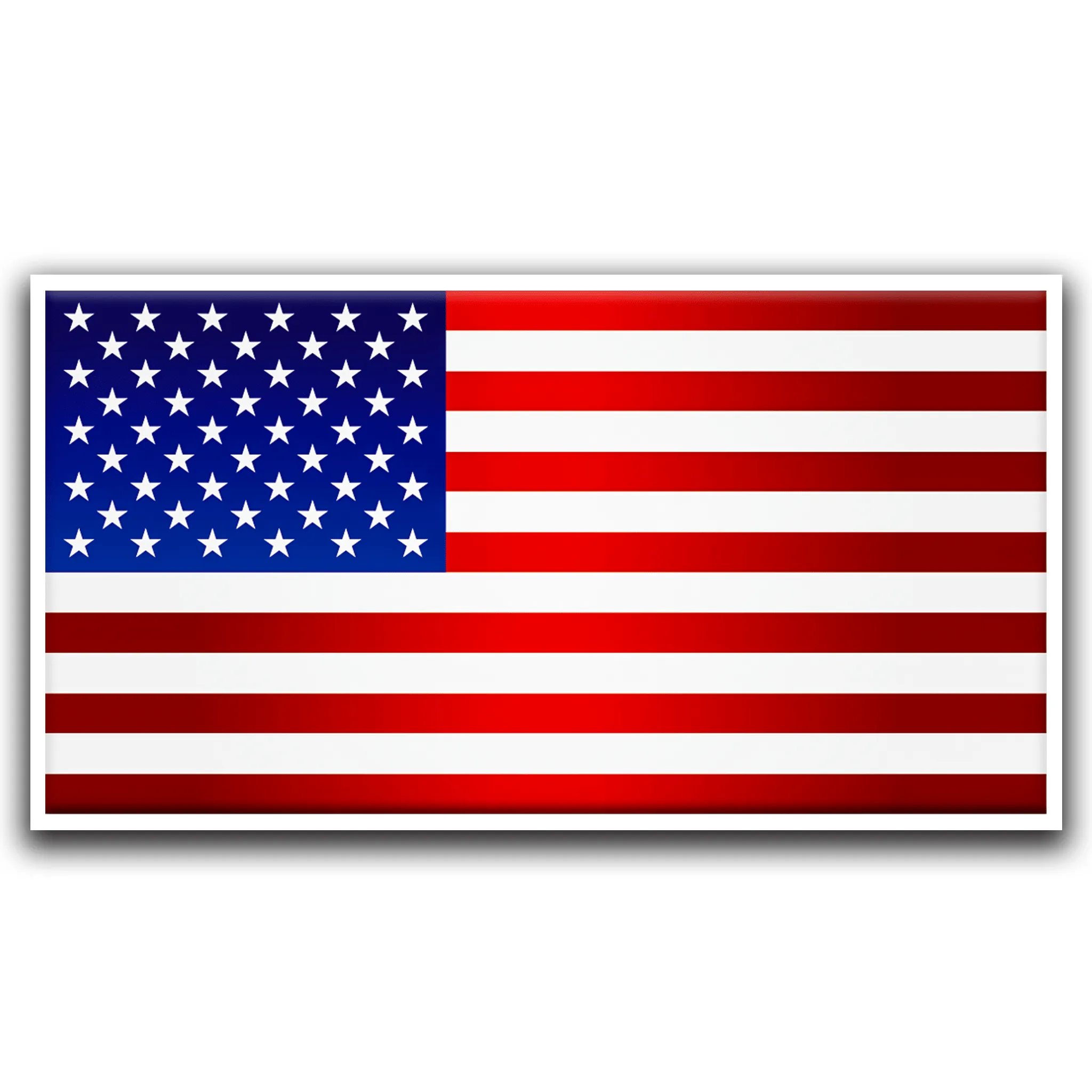 American Flag all weather Vinyl Sticker / USA-Vinyl
