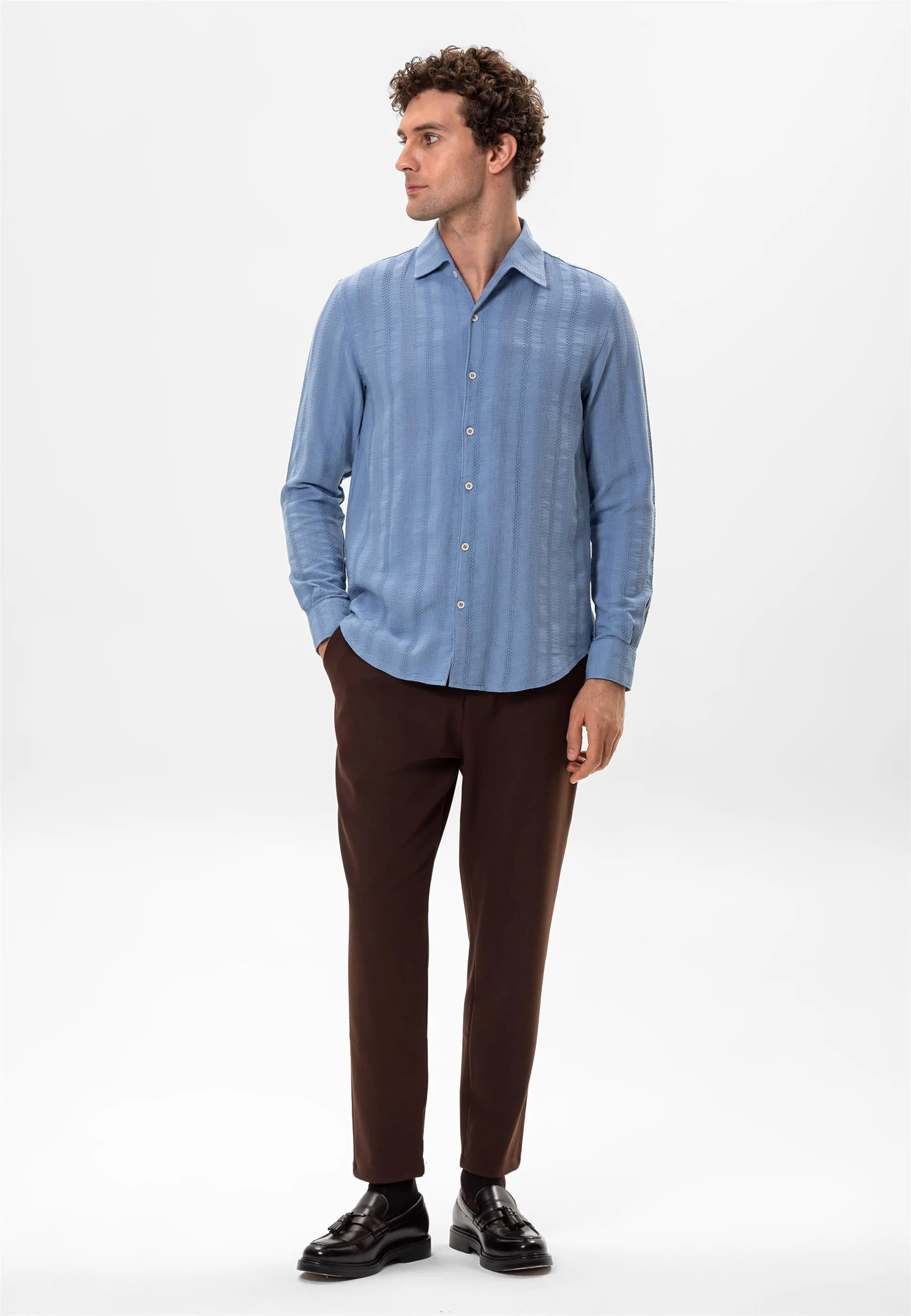ANT Knitted Patterned Men's Shirt - Burnsville