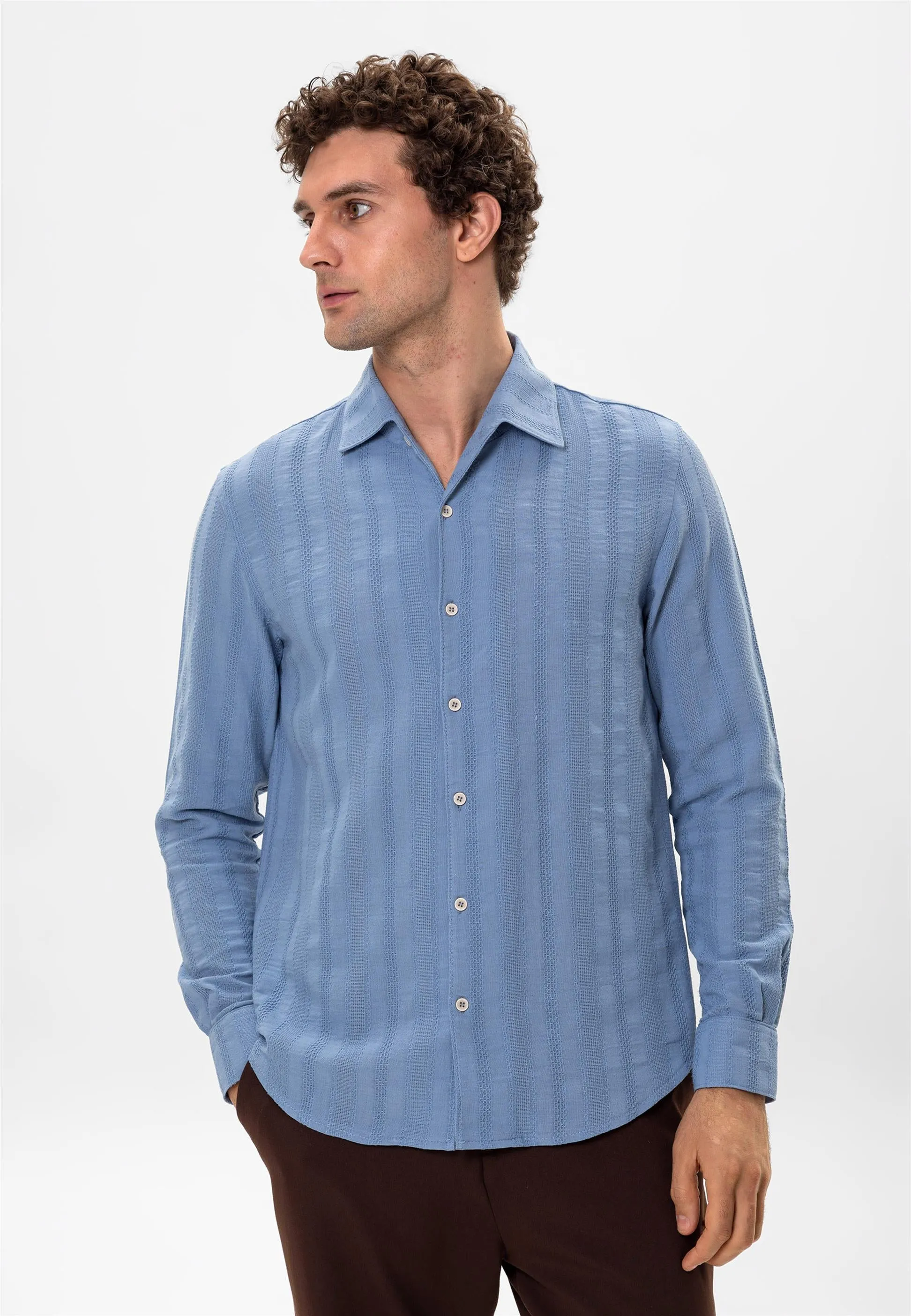 ANT Knitted Patterned Men's Shirt - Burnsville