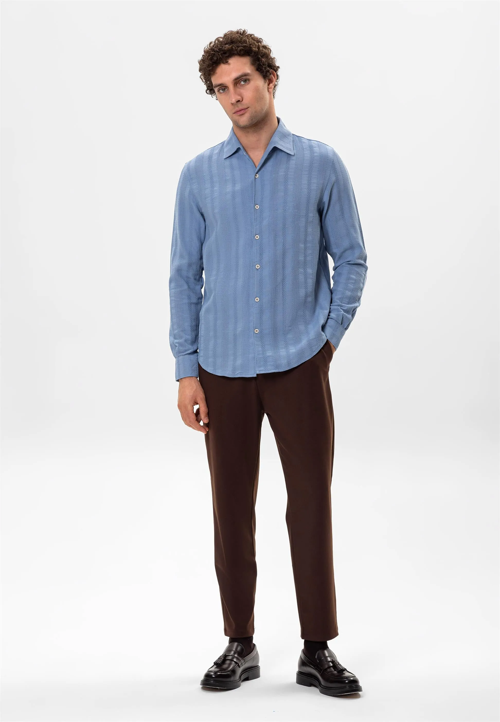 ANT Knitted Patterned Men's Shirt - Burnsville