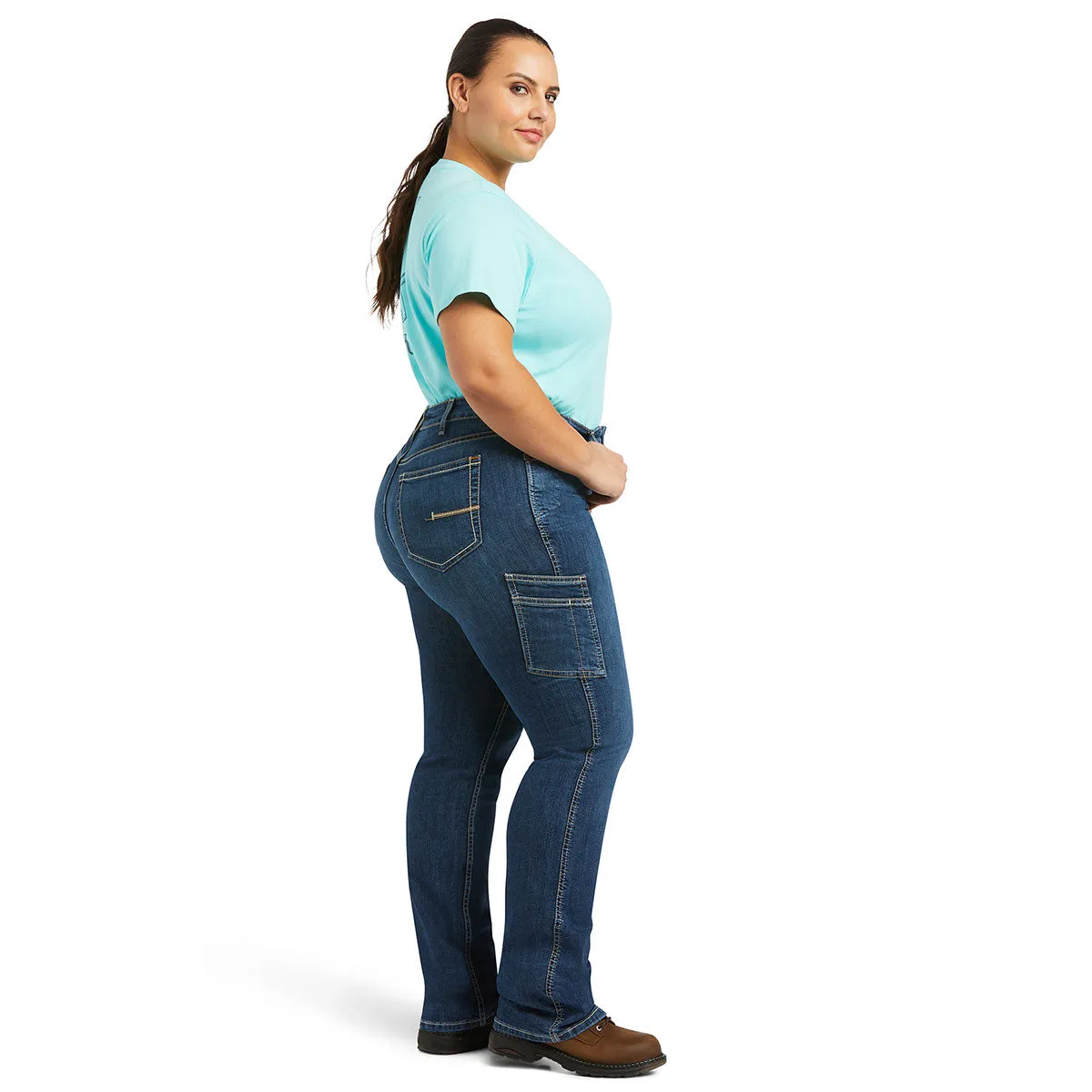 Ariat Rebar Riveter Straight Leg Ladies Jeans - Plus Size