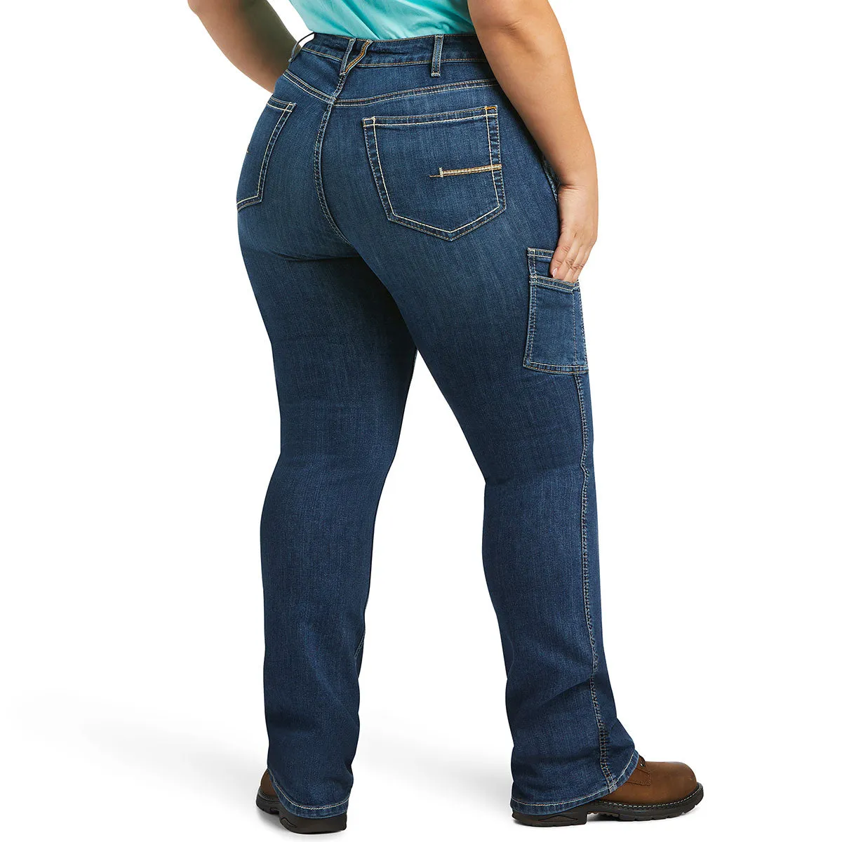 Ariat Rebar Riveter Straight Leg Ladies Jeans - Plus Size