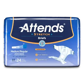 Attends Incontinence Stretch Briefs Adult Diapers Moderate Absorbency