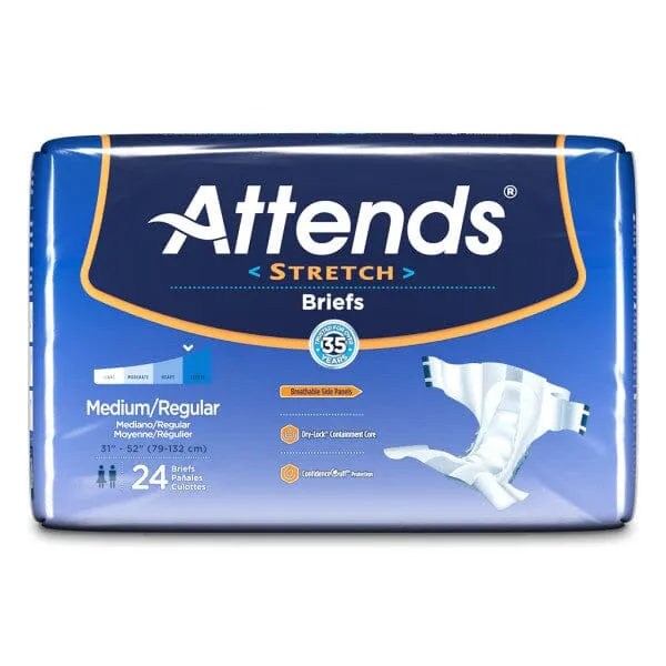 Attends Stretch Briefs - Heavy Absorbency