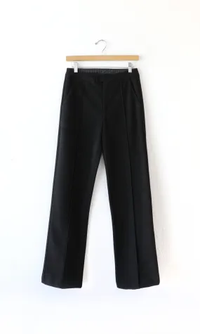 Augustine Brushed High Waist Straight Trouser