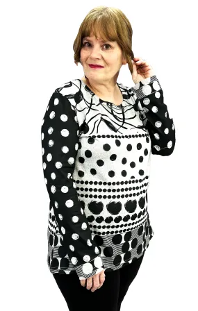 Beautiful Knit Print Pullover