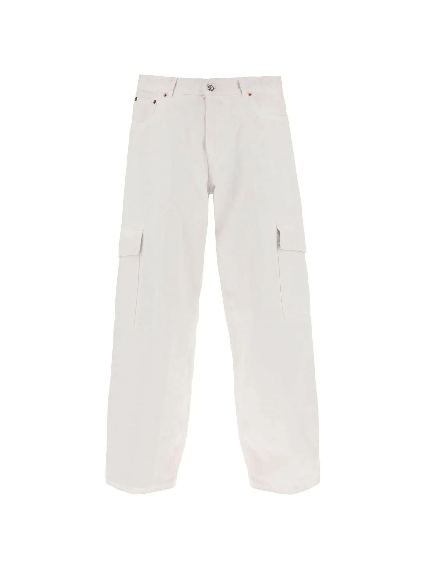 Bethany Cargo Wide-Leg Denim Jeans