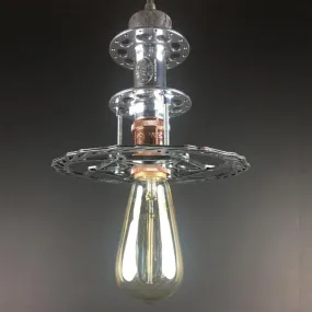 Bicycle Rock Shox Hub & Disc Pendant Light