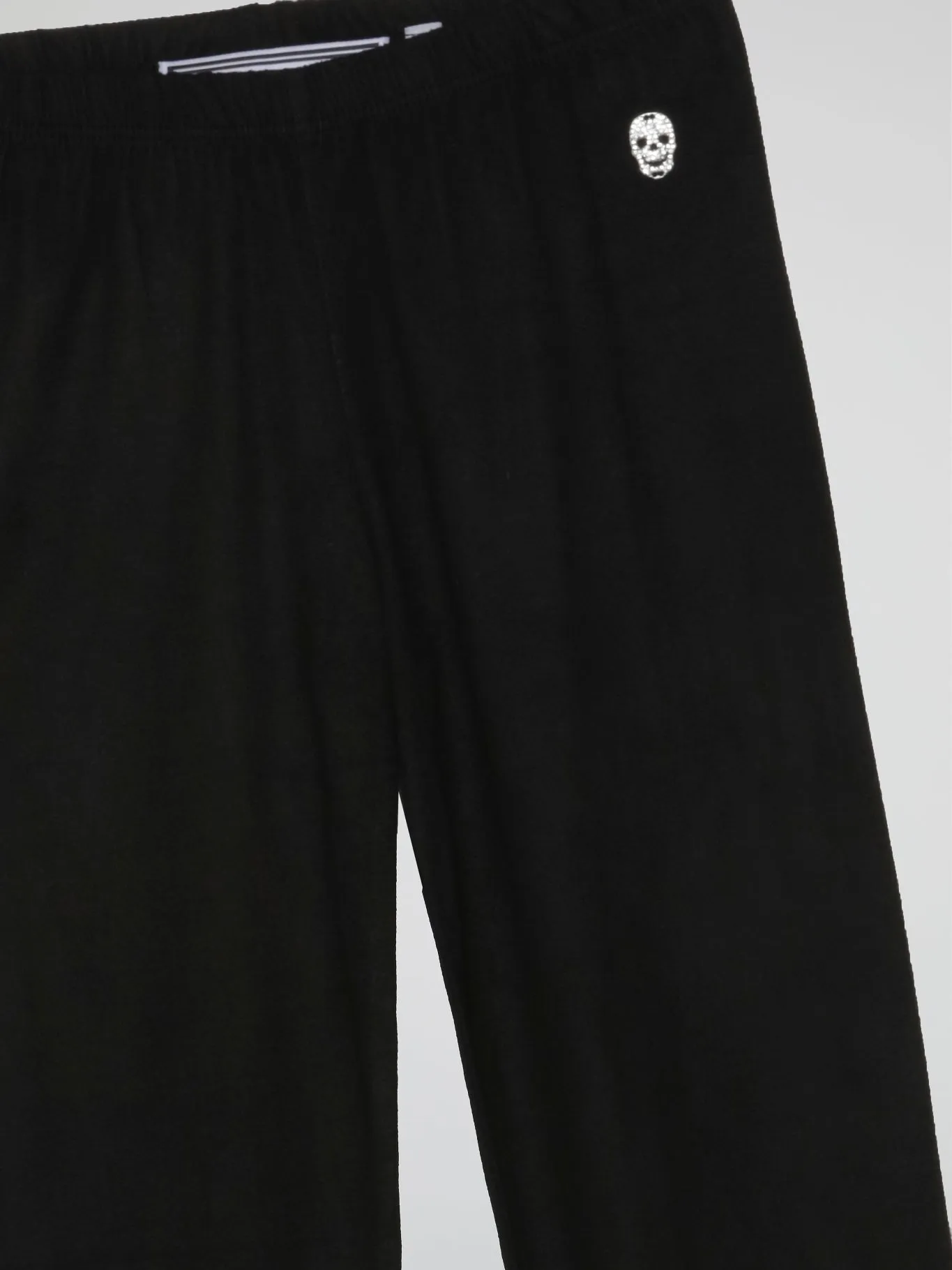 Black Crystals Detail Leggings (Kids)