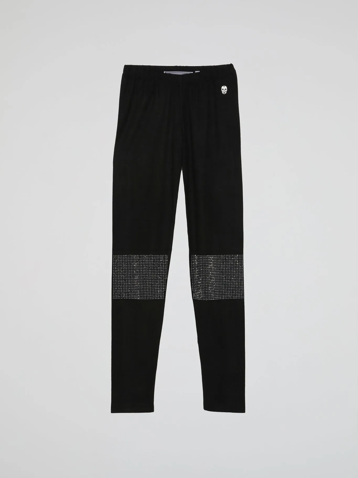 Black Crystals Detail Leggings (Kids)