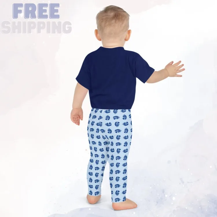 Blue Unicorn Comfy Kids Leggings