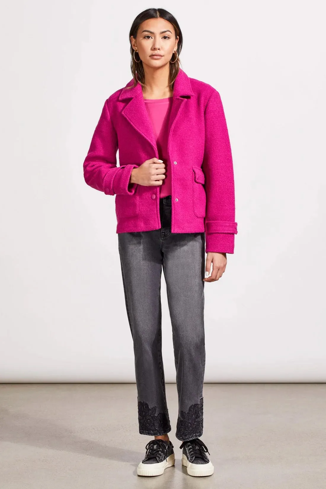 Boiled Wool Peacoat