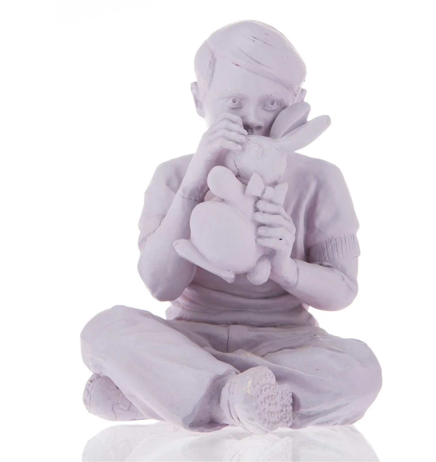 Bunny Boy- Lavender Art Toy Sculpture by Faile