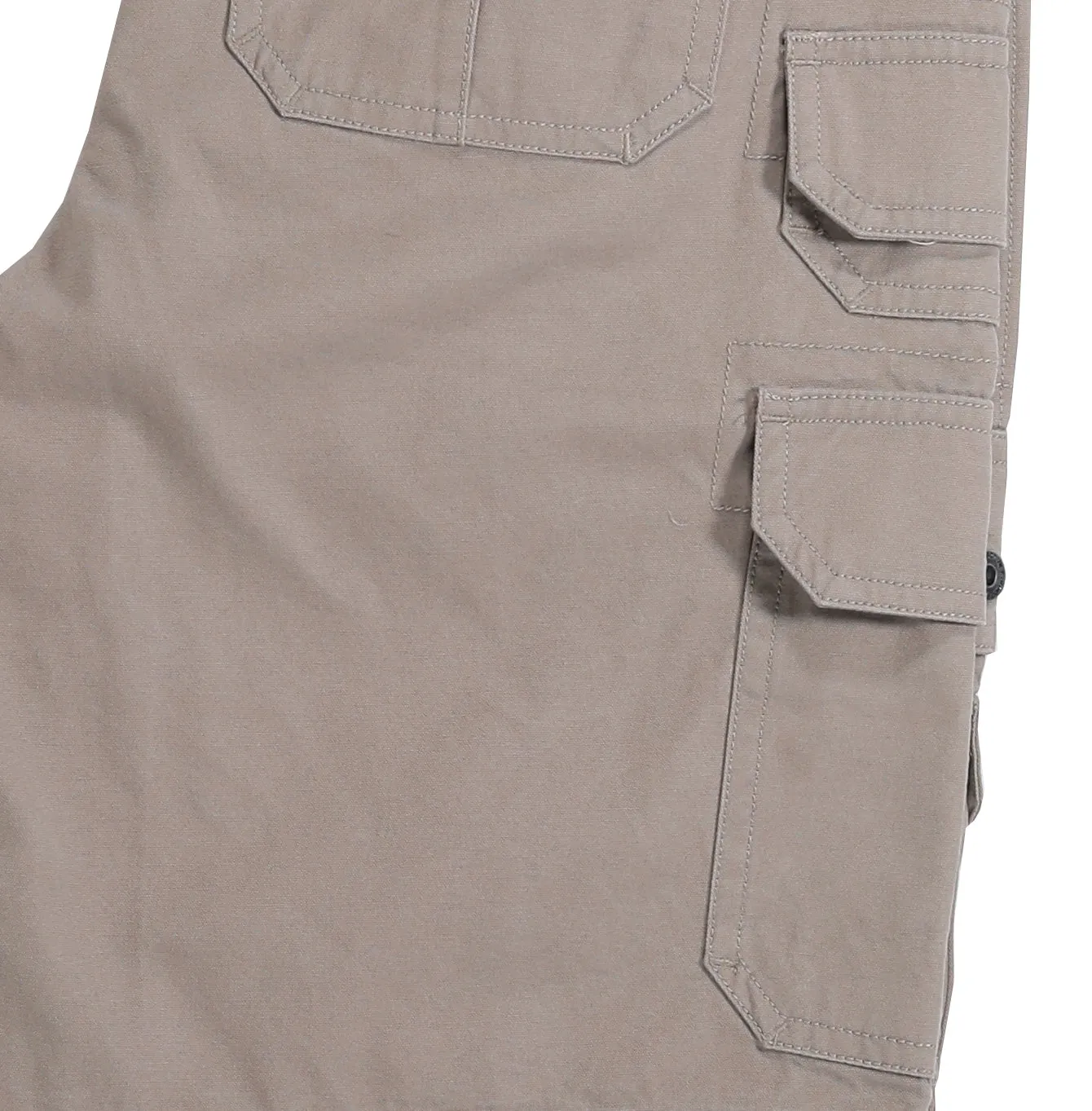 camel active Men Cargo Shorts in Regular Fit with Multipockets in 3 Colours Solid Cotton Canvas 9-303AW23CT0880