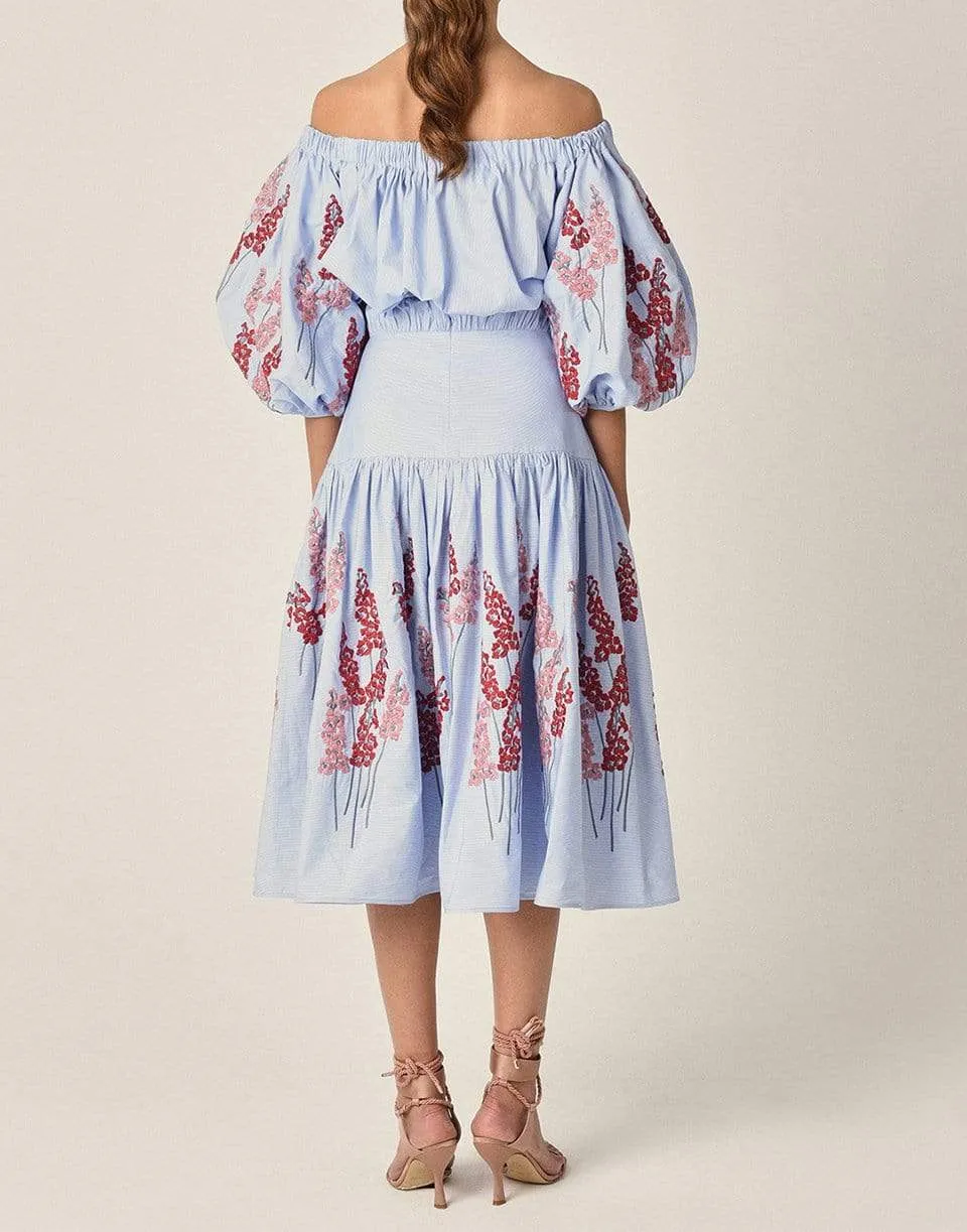 Caposele Floral Midi Skirt
