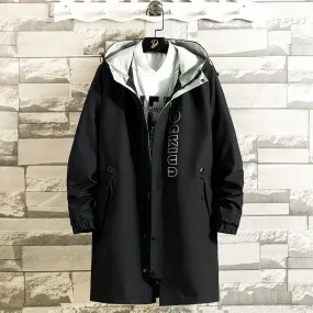 Casual Mid-length Coat Jacket Men