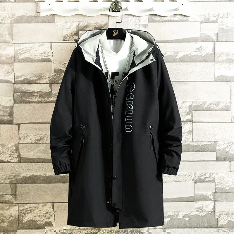 Casual Mid-length Coat Jacket Men