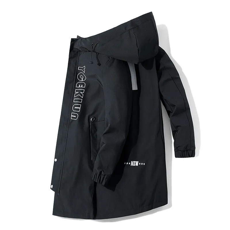 Casual Mid-length Coat Jacket Men
