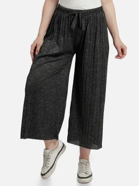 Charcoal black palazzo pant
