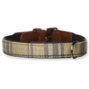 cheri tartan collar - brown
