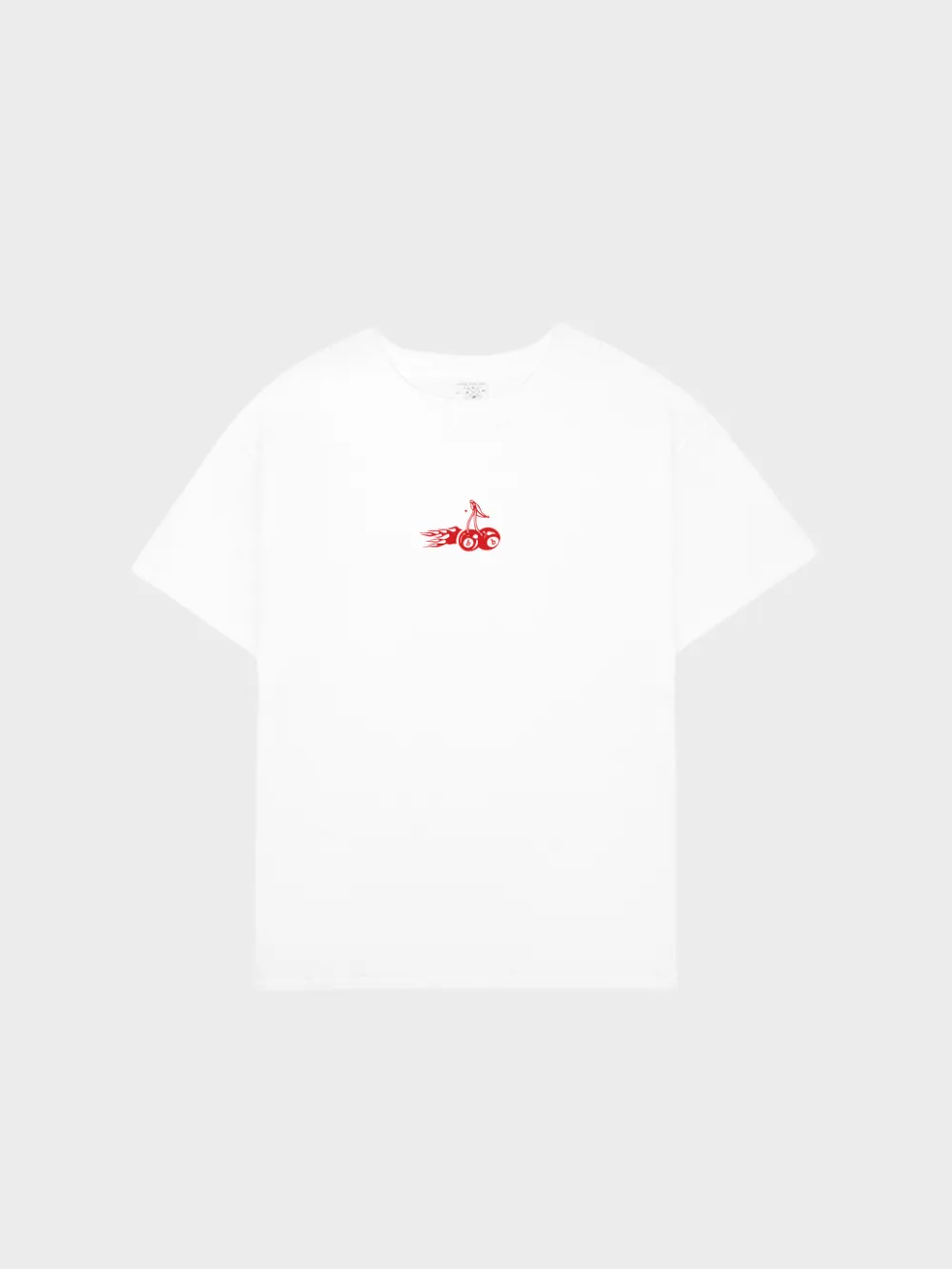 Cherry Gloss Tee - Vintage White
