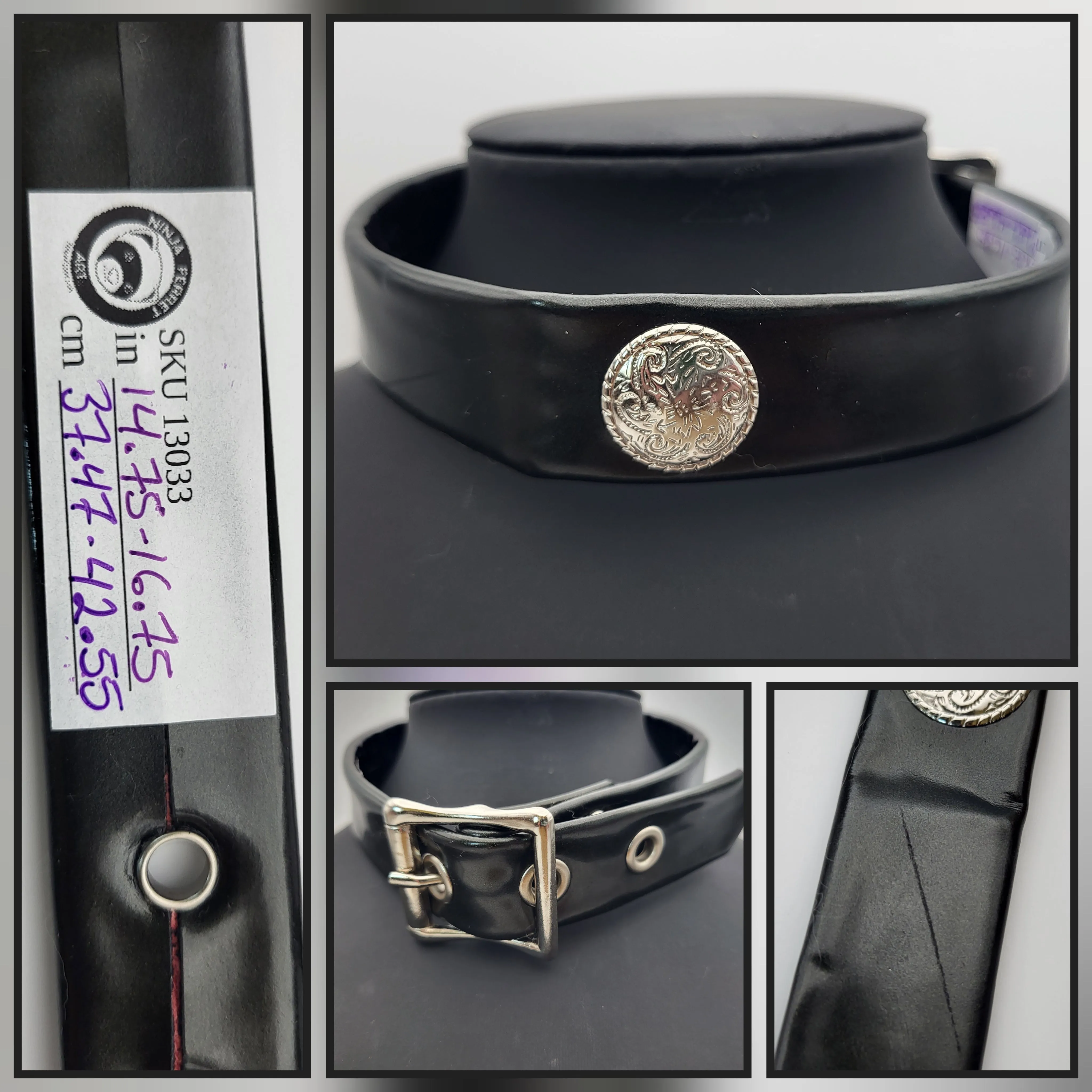 CLEARANCE | Handmade Leather Collars | Assorted Colours