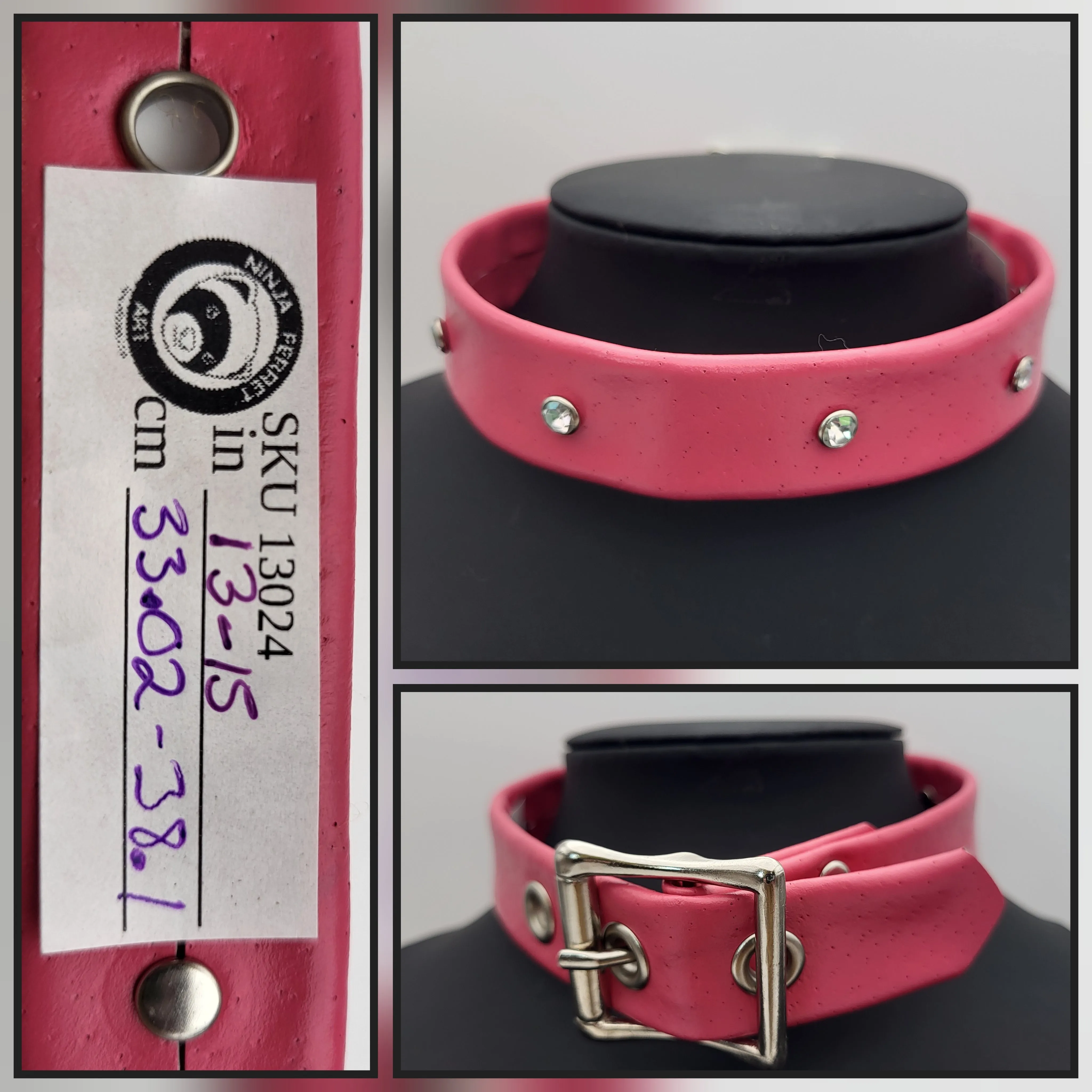CLEARANCE | Handmade Leather Collars | Assorted Colours