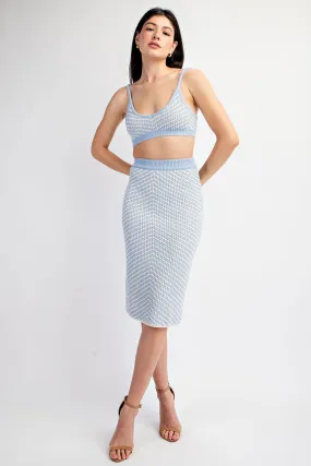 Coastal Knit Midi Skirt