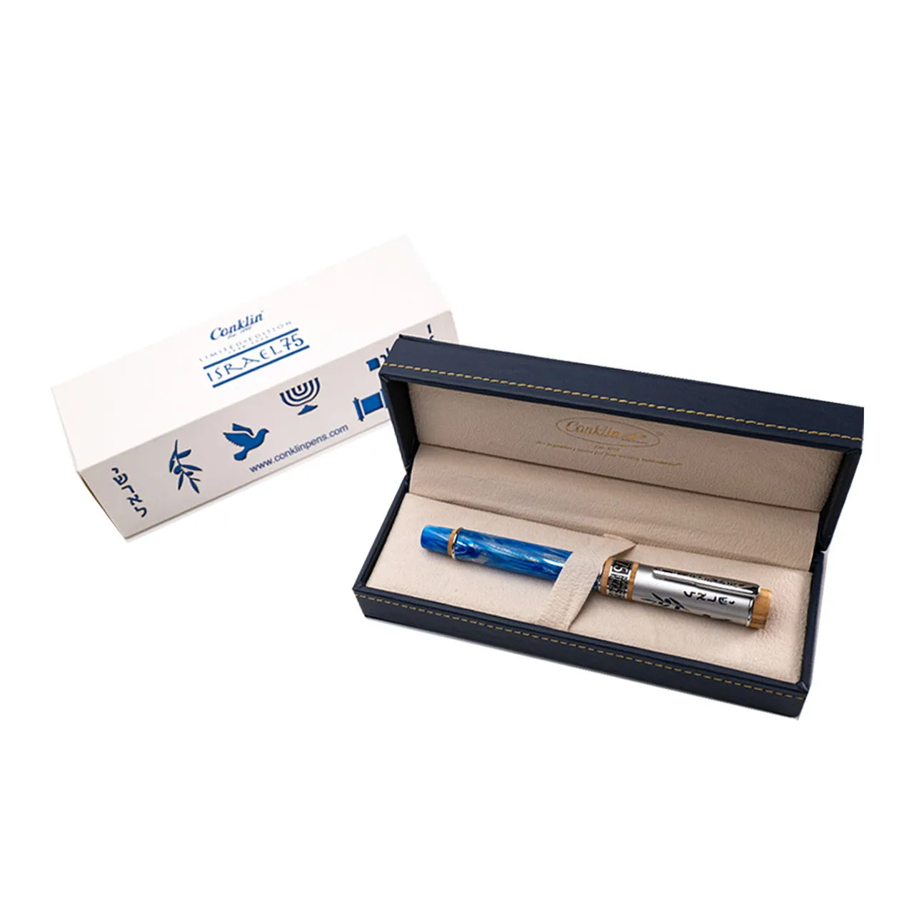 Conklin Israel 75th Anniversary Diamond Jubilee Limited Edition 1948 Ballpoint Pen
