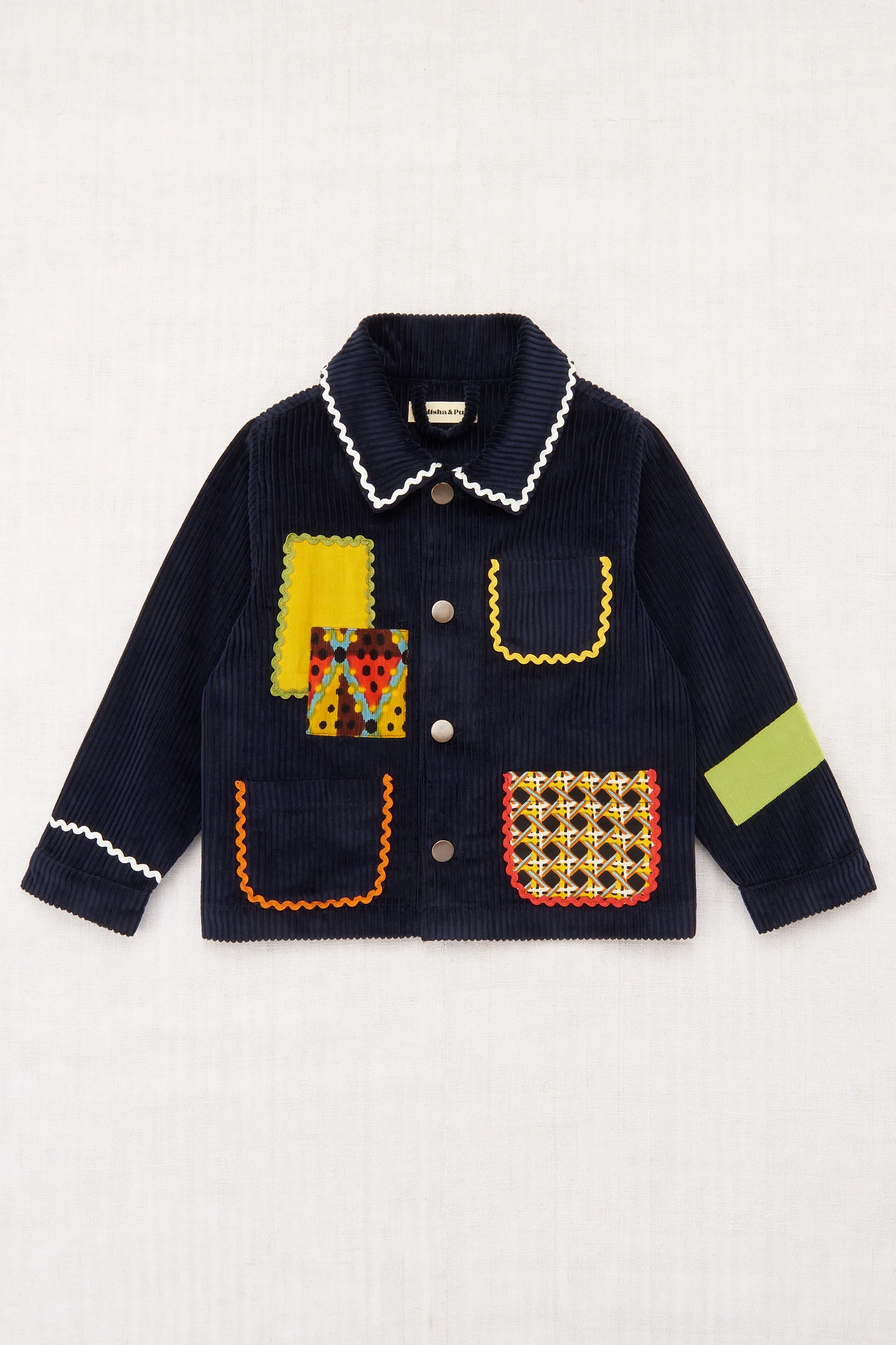 Corduroy Patchwork Chore Coat