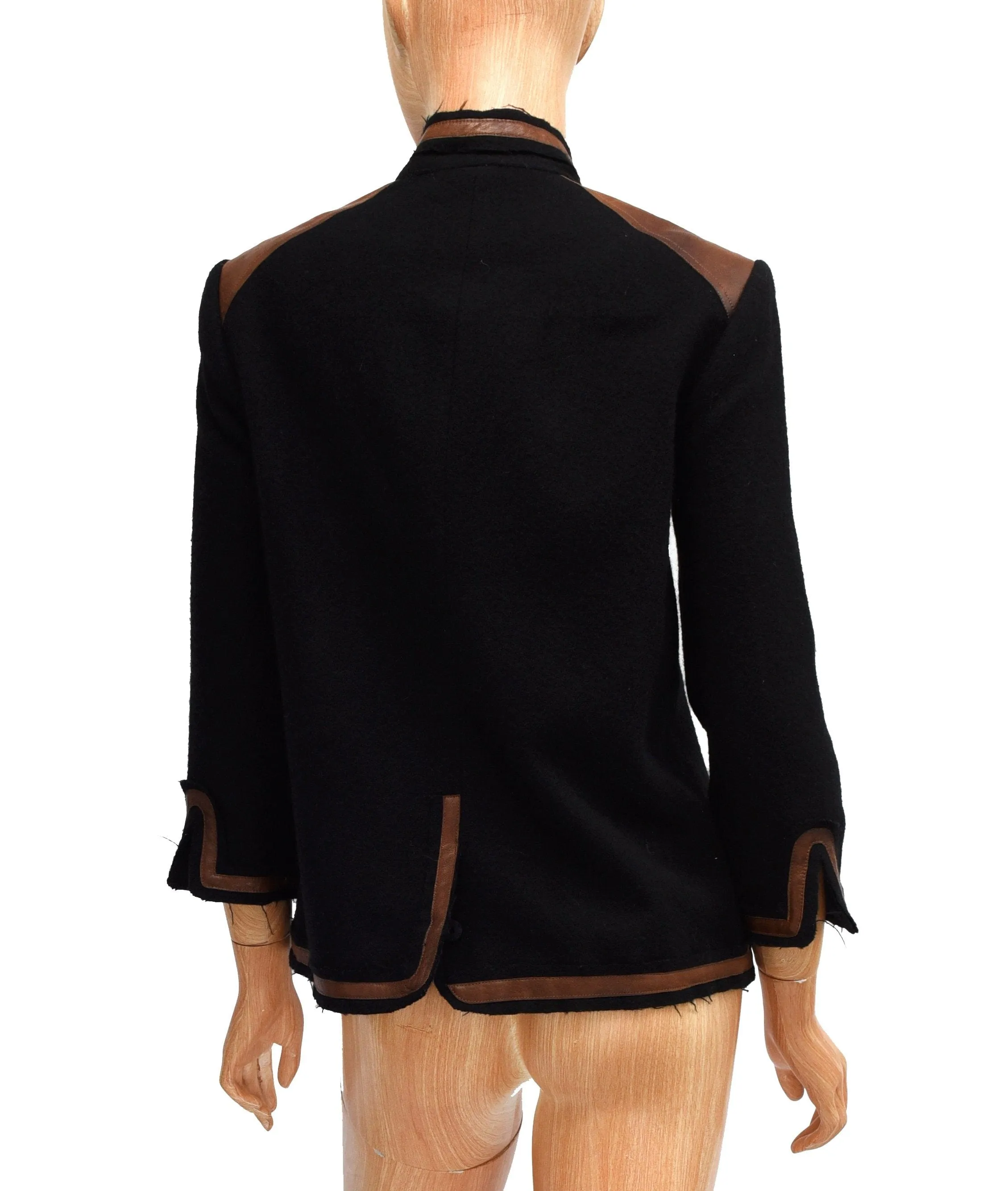 Cropped Sleeve Military Jacket