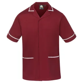 Darwin Male Tunic | Maroon - White