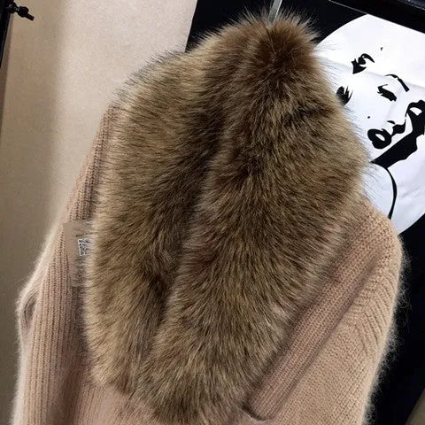 Detachable Faux Fur Scarf/Collar - 14 Colors