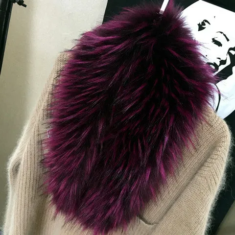 Detachable Faux Fur Scarf/Collar - 14 Colors