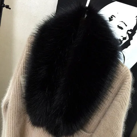 Detachable Faux Fur Scarf/Collar - 14 Colors