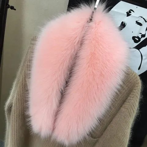 Detachable Faux Fur Scarf/Collar - 14 Colors