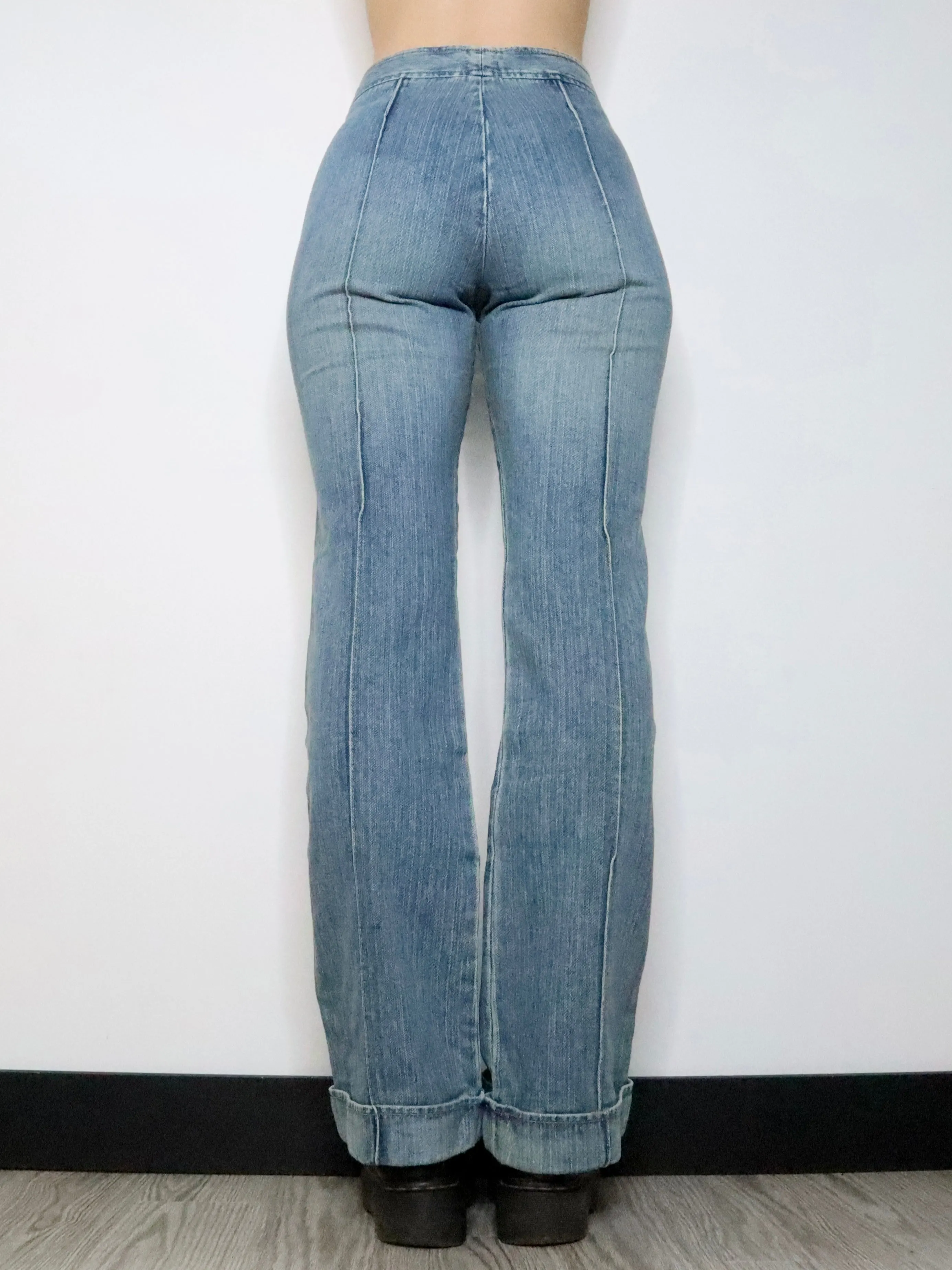 DKNY High Waisted Flare Jeans