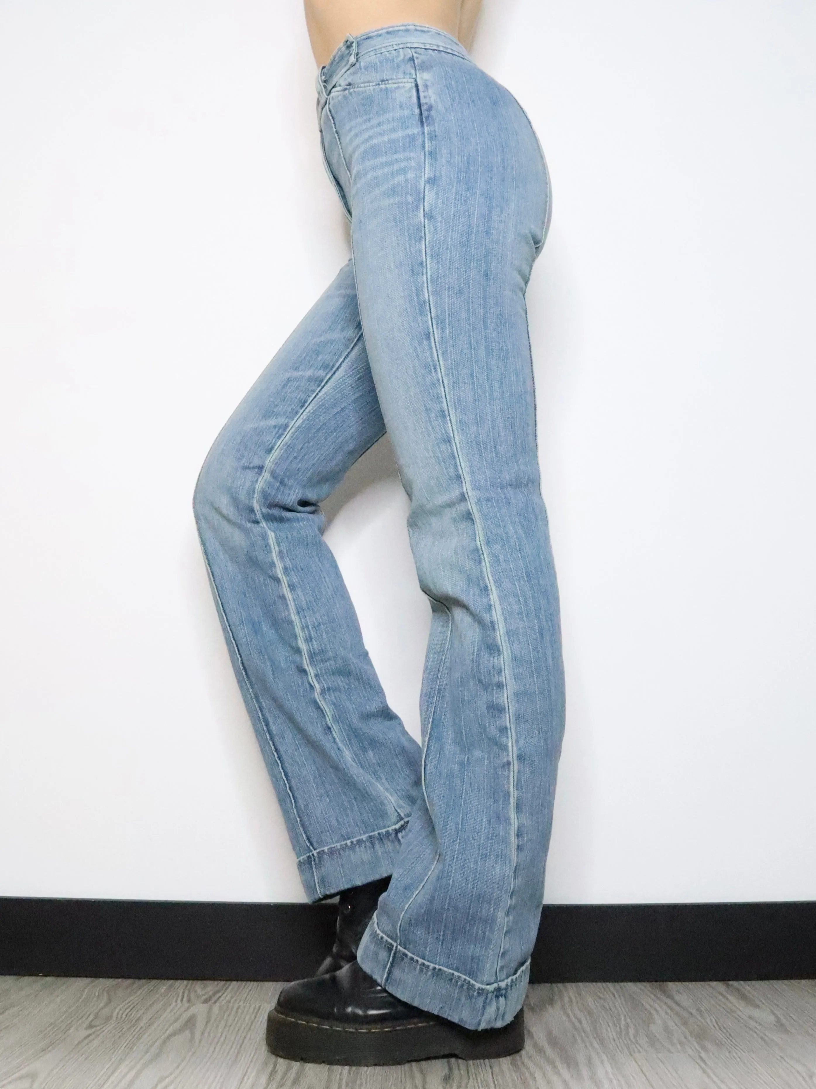 DKNY High Waisted Flare Jeans