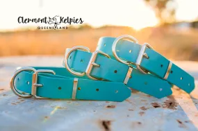 Dog Collar PVC 32mm x 70cm - Teal