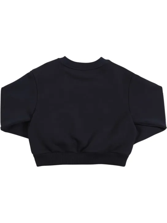 Dolce&amp;Gabbana   Logo print cotton sweatshirt 
