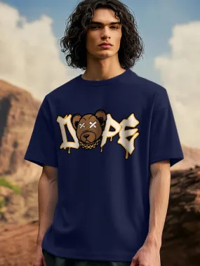 Dope Bear Printed High Quality Men's T-Shirt In Lowest Price