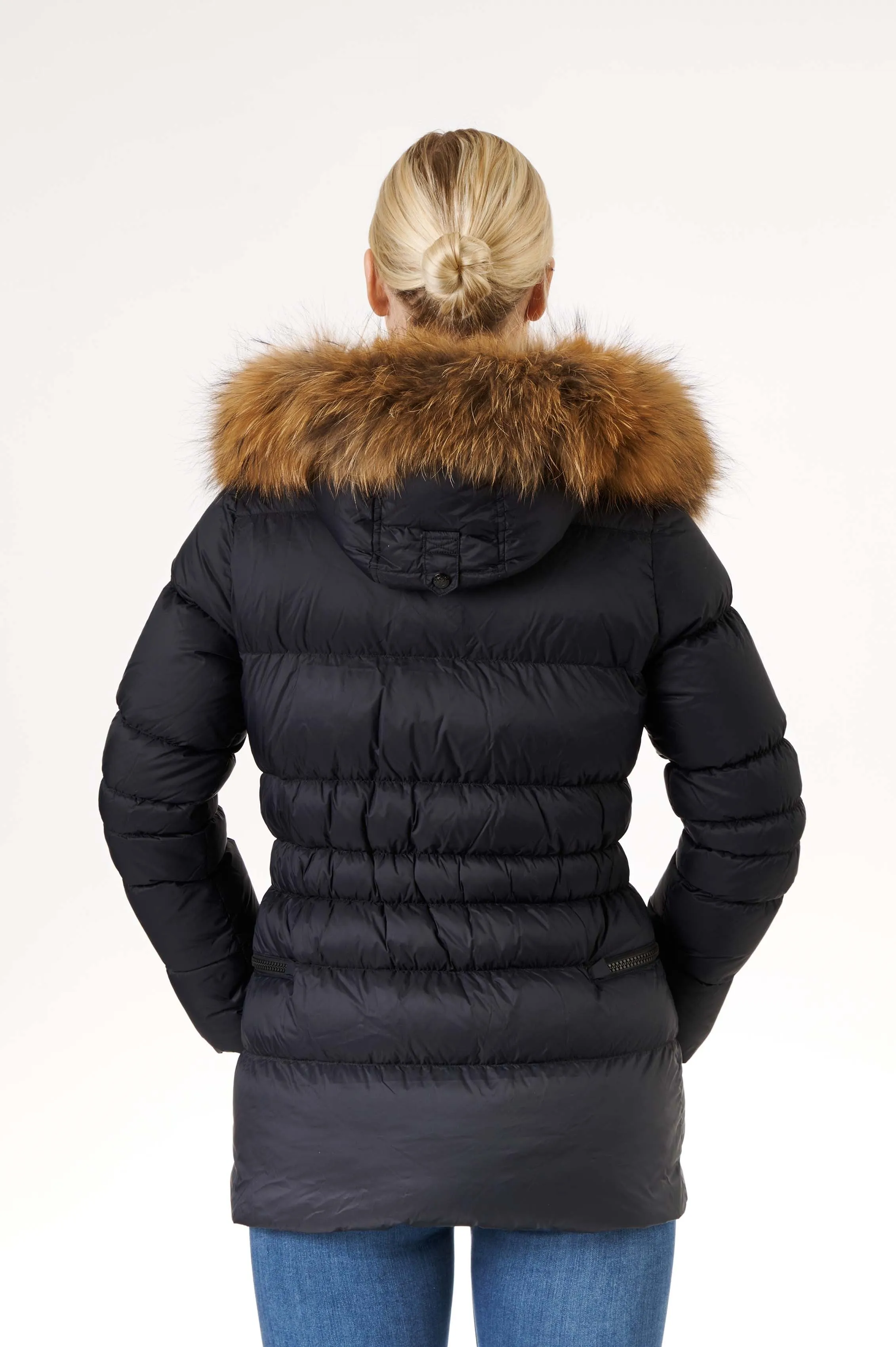 Earth Spirit Long Down Jacket | Black