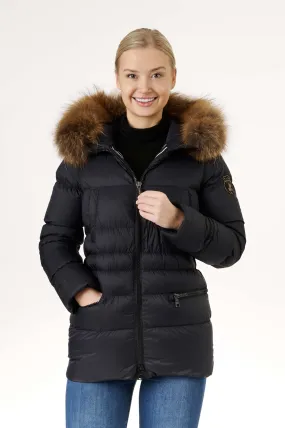 Earth Spirit Long Down Jacket | Black