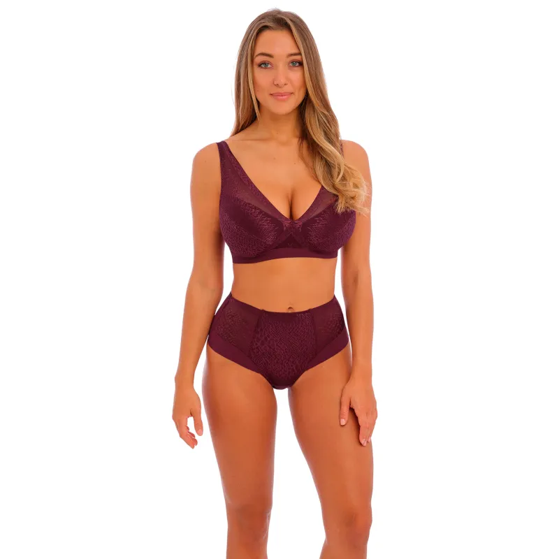 Envisage High Waist Brief Mulberry Purple - Fantasie