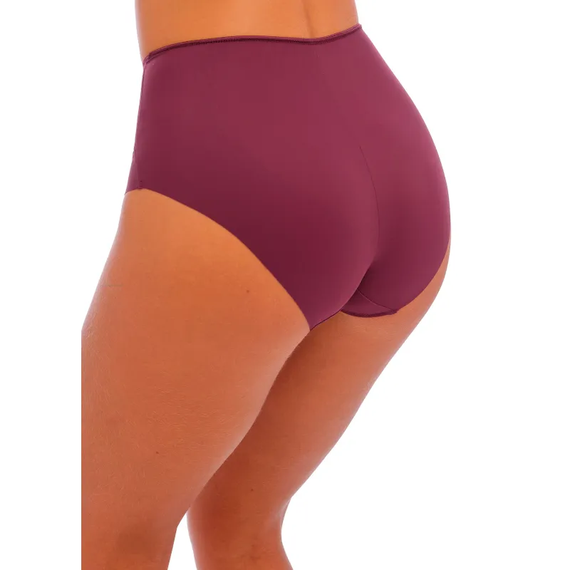 Envisage High Waist Brief Mulberry Purple - Fantasie