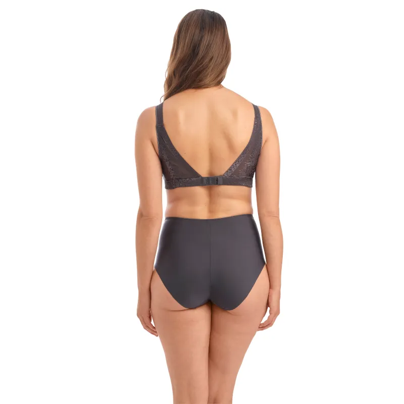 Envisage High Waist Brief Slate Grey - Fantasie